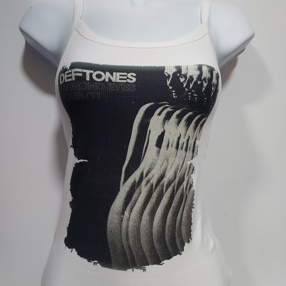 Deftones tank top ribbed vintage tour design 1988 sacramento numetal shirt - Picture 2 of 5